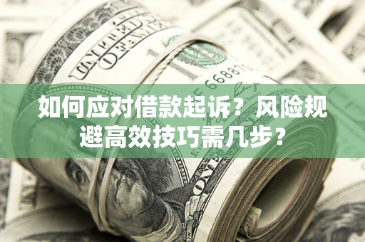 济南如何应对借款起诉？风险规避高效技巧需几步？